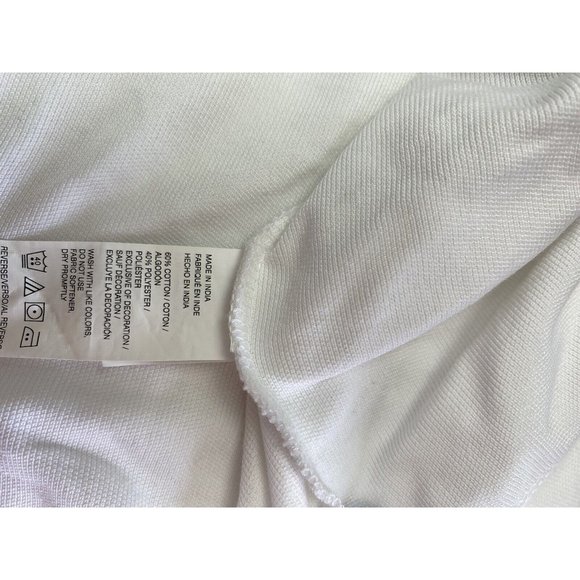 izod Polo Shirt Mens White Golf T-Shirt Collared Size Large, New - Picture 12 of 12